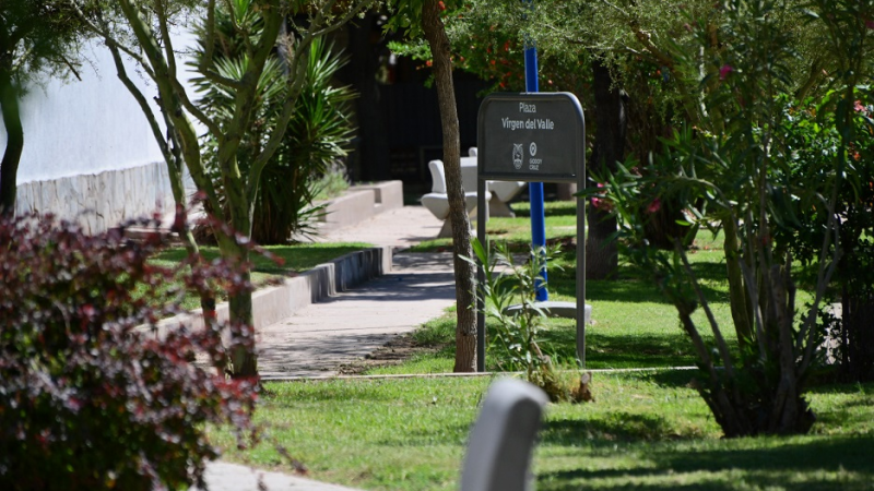 Godoy Cruz: La plazoleta Virgen del Valle se renueva y suma vida al barrio Soeva Sur